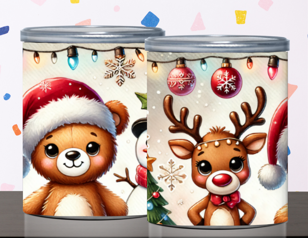 Santa Pringles Label Printables