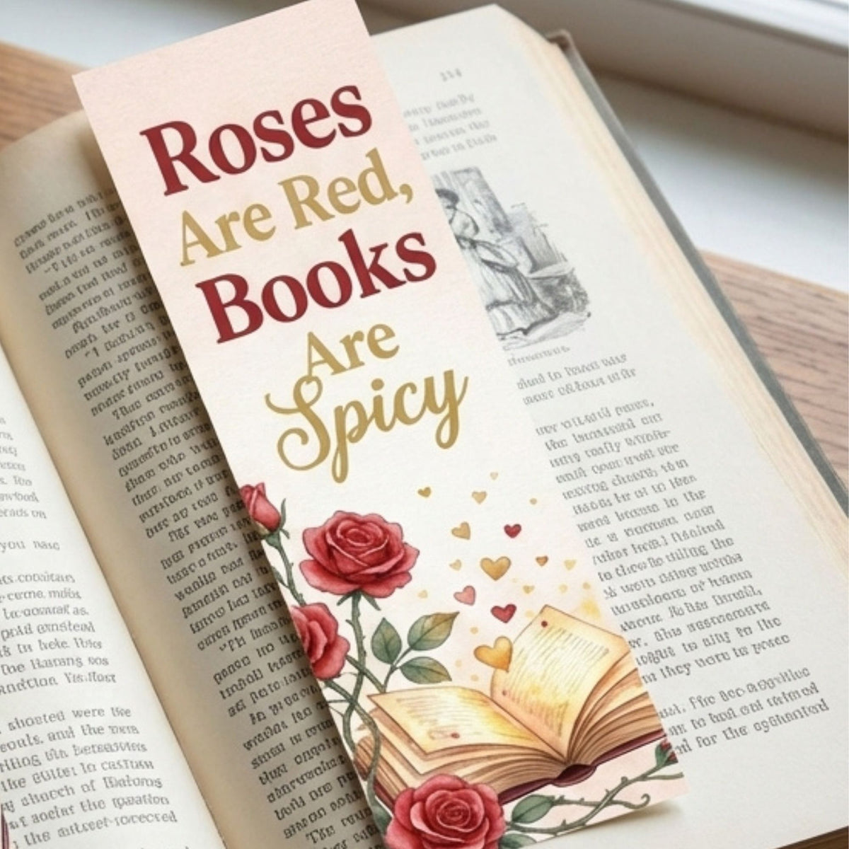 Valentine Smut Bookmarks – Printable Bookish Bookmark