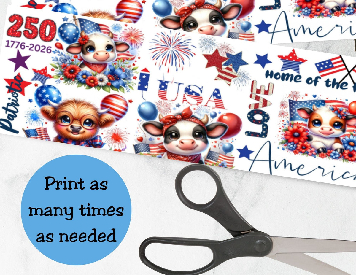 USA 250 Pringles Can Labels – 4th of July Party Favor Printable