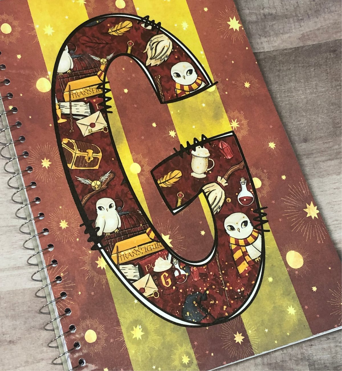 Gryffindor Alphabet Personalized Notebook