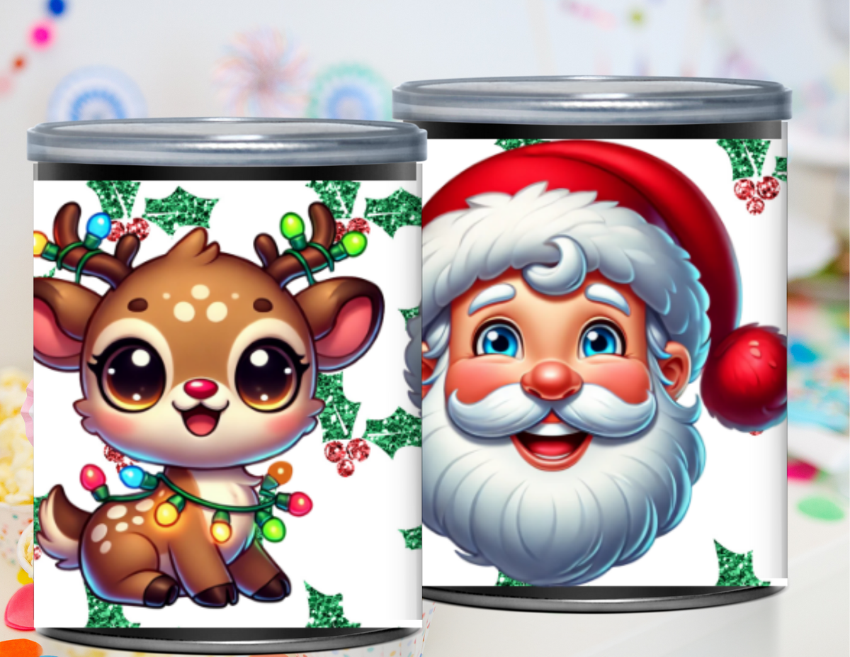 Christmas Pringles Can Label Printable – Holiday Party Favor