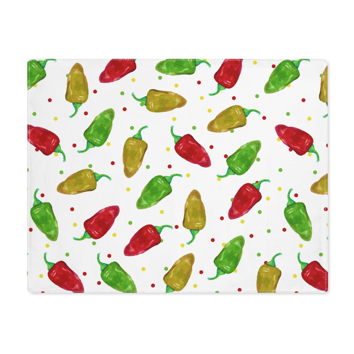 Hot Peppers Kitchen Placemat, 1pc