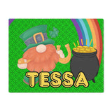 St Patricks Gnome Personalized Kitchen Placemat