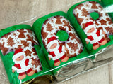 Gingerbread Santa Alphabet Hershey Candy Bar Wrapper Stocking Stuffer Printable