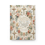 Rooted in Christ Prayer Journal, Christian Floral Faith Notebook for Women, Scripture Reflection and Daily Devotional Journal
