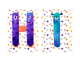 Monster Dots Halloween Party Pennant Banner Printable