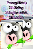 Farm Animal Pringles Labels – Canva Editable Template