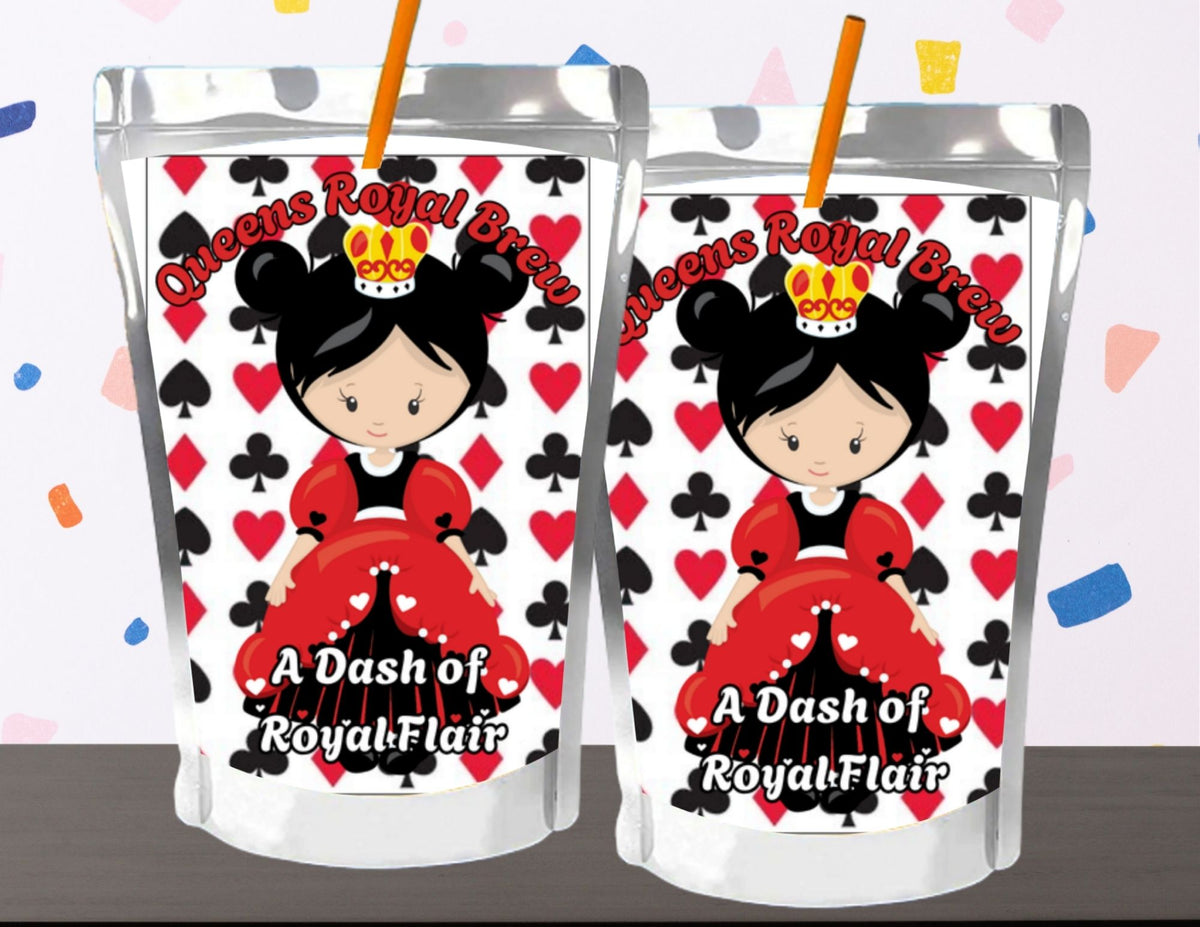 Alice in Wonderland Capri Sun Printable Labels
