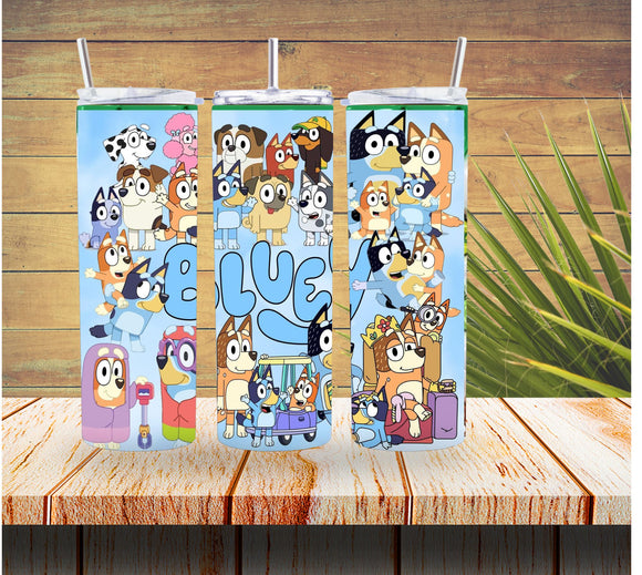 Bluey Friends 20 ounce Stainless Steel Tumbler