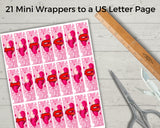 I Luv U Nugget Valentine Candy Bar Wrapper Printable