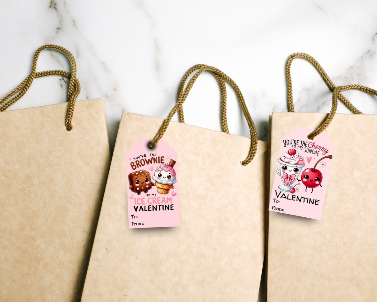 Funny Food Puns We Go Together Like Class Valentine Gift Tag Printable