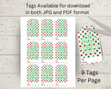 Poppin’ Christmas Printable Gift Tags