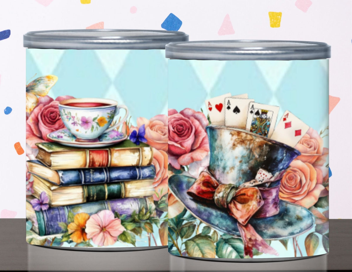 Vintage Alice in Wonderland Pringles Can Label Printable – Onederland Party Favor