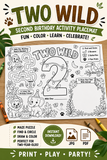Make your little one’s second birthday TWO WILD with this printable jungle activity placemat! 🦁🌿 Perfect for safari and wild animal birthday parties, it includes a monkey maze, find-and-circle game, drawing prompt, coloring activities, and a giant number 2. Just download, print, add crayons, and keep little guests happily entertained at the party table. Available in JPG and PDF format for easy printing.

#TwoWildBirthday #SecondBirthday #2ndBirthdayParty #JungleBirthday #SafariBirthday #BirthdayPrintable 