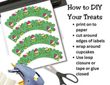 Grinch Cupcake Wrappers