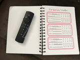 Television Show Planner Series Tracking Journal Premium Entertainment Organizer Movie Collection Guide Episode Documentation System Complete Recording Tool Binge Watching Notebook Fan Planning Package Color Options Available Gift Set