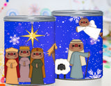 Nativity Pringles Can Label Printable – Christmas Party Favor