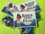 Moana Kisses Printable Candy Bag Topper