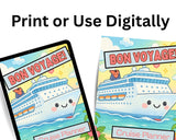 Bon Voyage Cruise Planner Printable