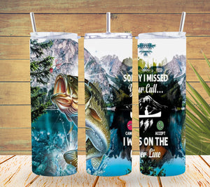 On the Other Line Fishing Tumbler  *702