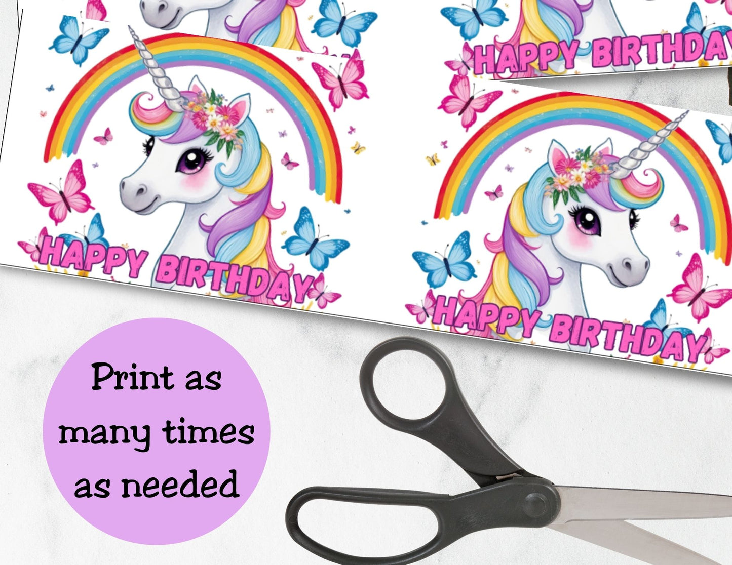 Unicorn Rainbow Pringles Labels Printable Party Favors