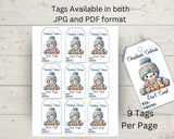 Gingerbread Man Sweet Christmas Gift Tags Printable