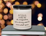 Smells Like Imagination Book Lovers Soy Candle