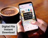 Board Game Baby Shower Pregnancy Announcement Canva Template