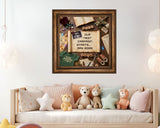 D&D Role Playing Game Pregnancy Reveal Canva Template