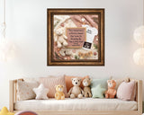 Valentine Two Little Feet Pregnancy Announcement Canva Template