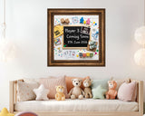 Board Game Baby Shower Pregnancy Announcement Canva Template