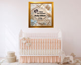 Beach Pregnancy Announcement Template – Seas the Moment Baby Reveal Canva Template