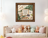 St Patricks Day Two Little Feet Pregnancy Announcement Canva Template