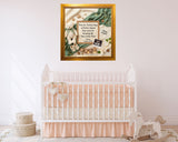 St Patricks Day Two Little Feet Pregnancy Announcement Canva Template