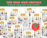 2025 Bingo Game Printable, New Years Eve Party Game, Year in Review Bingo