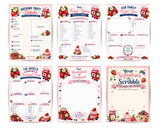 Berry First Birthday Journal Printable, First Birthday Memory Book PDF, Birthday Keepsake Pages, Baby First Year Journal
