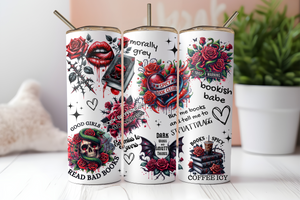 Spicy Books 20 ounce Stainless Steel Tumbler   *598