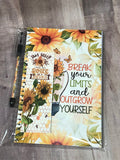 Break Your Limits Sunflower Notebook Gift Set