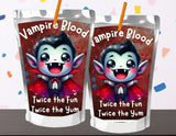 Vampire Blood Capri Sun Label Printable