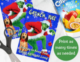 Grinch Fuel Capri Sun Printable Drink Label
