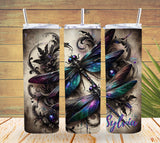 Personalized Dragonfly 20oz Skinny Tumbler  *816