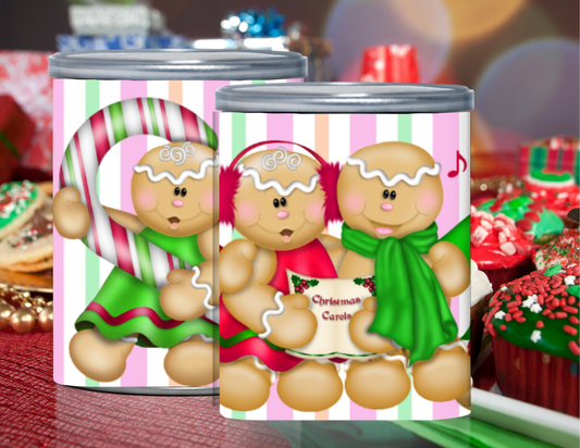Gingerbread “Merry CHIP-MAS” Pringles Can Label Printable