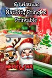 Santa Pringles Label Printables