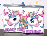 Unicorn Rainbow Pringles Labels Printable Party Favors