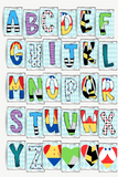 Wonderland Alphabet Hershey Candy Bar Wrapper Printable