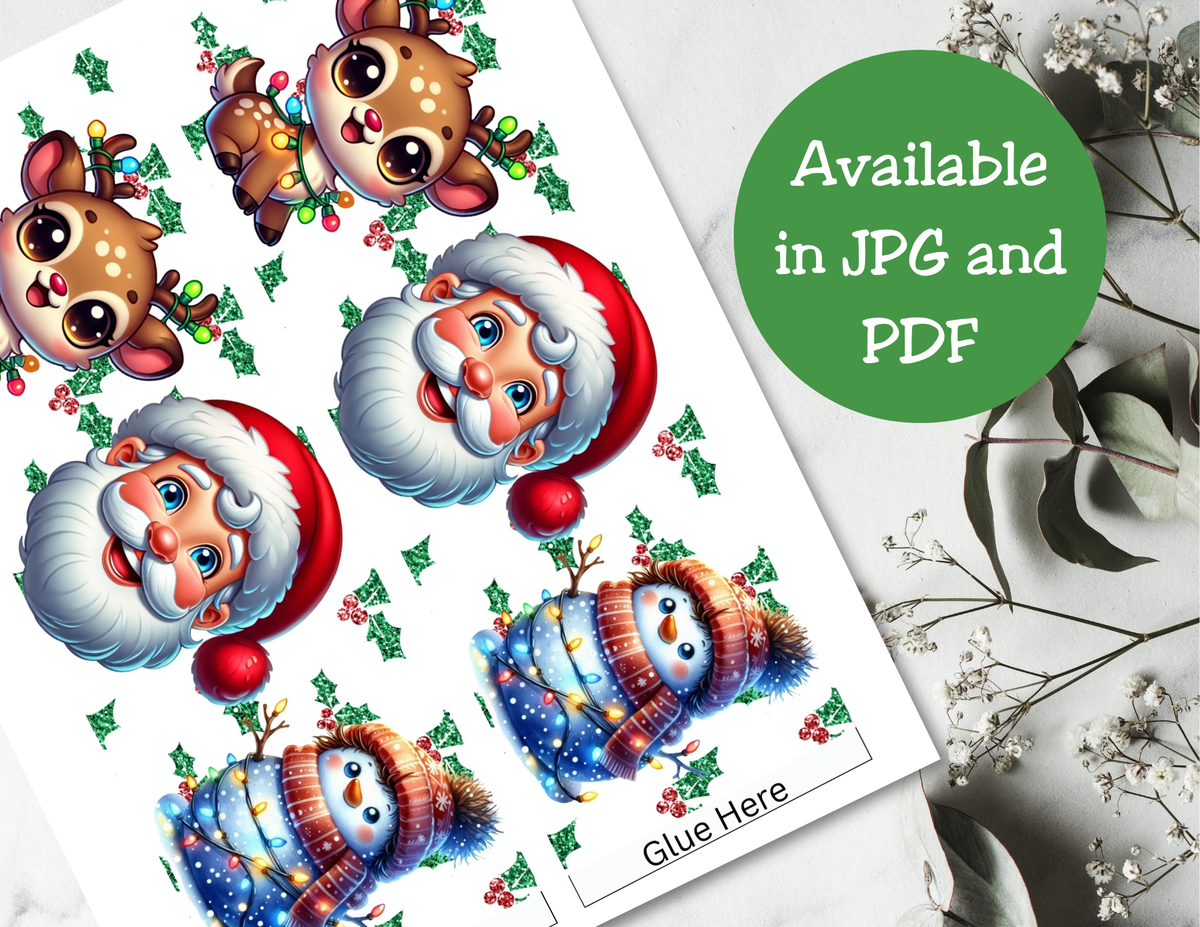Christmas Pringles Can Label Printable – Holiday Party Favor