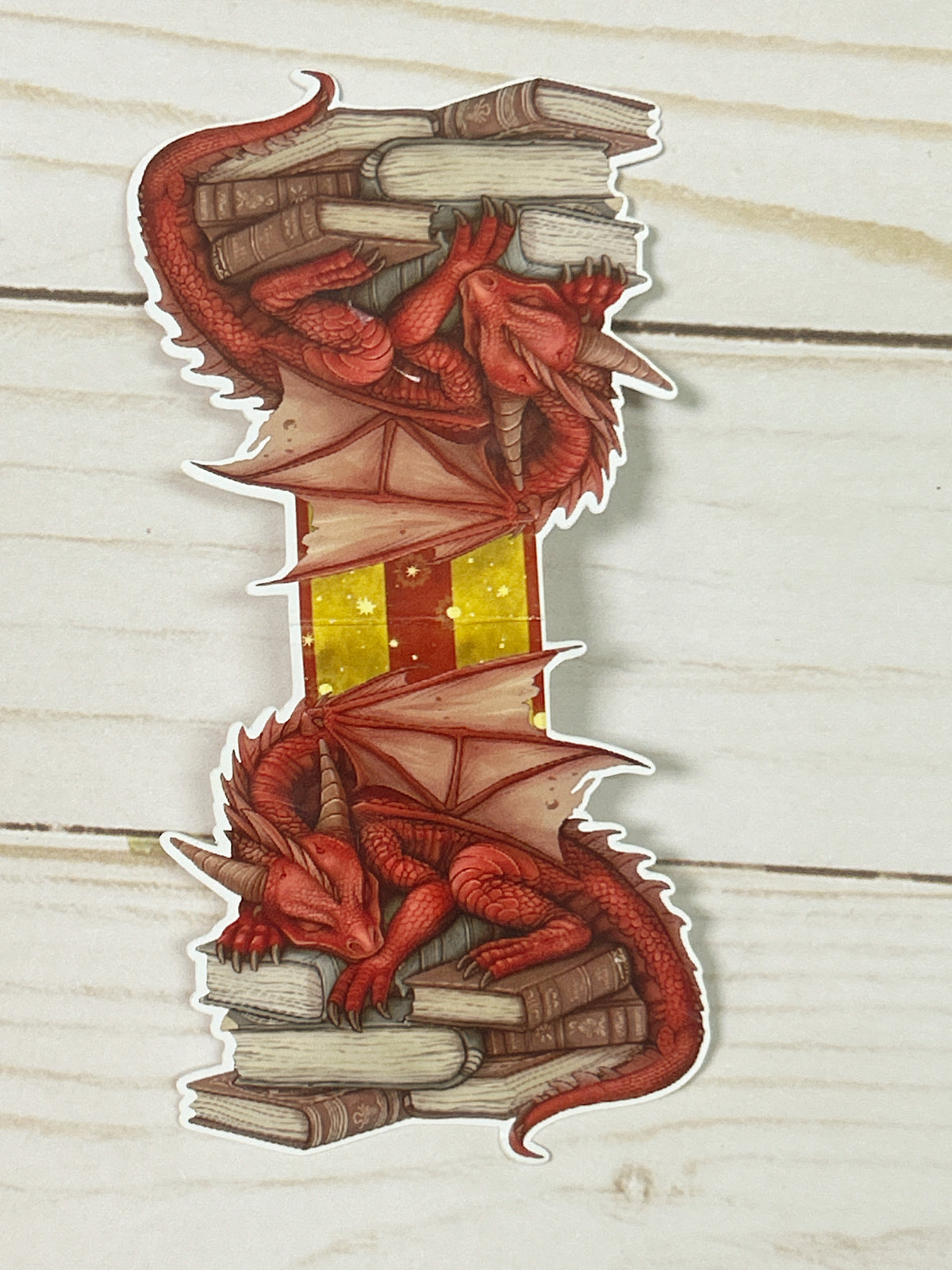Book Dragon Magnetic Bookmark