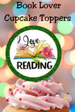 Book Lover Cupcake Topper Printable