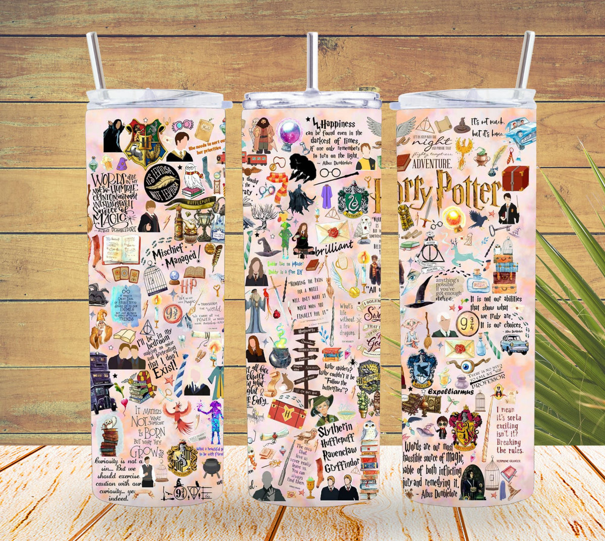 Collage Harry Potter Tumbler  *768