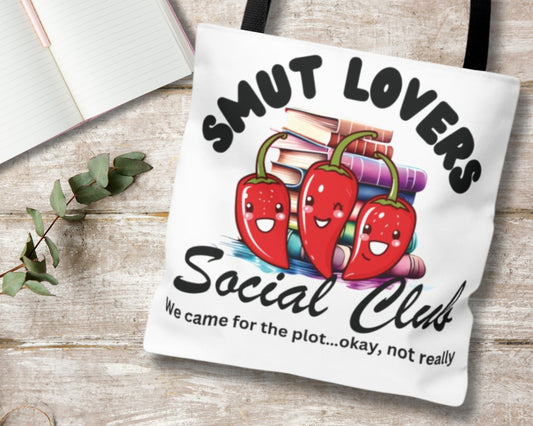 Smut Lovers Social Club Book Tote Bag